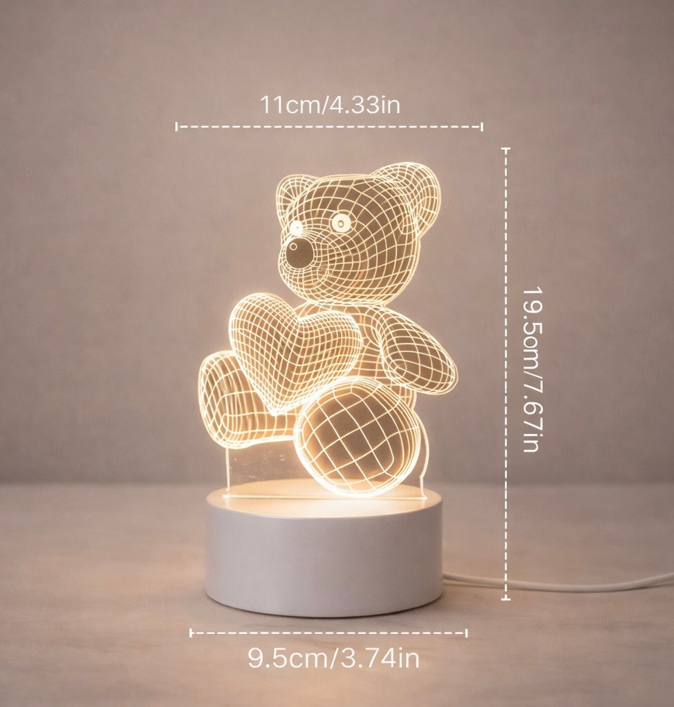 3D Motivlampe – Stimmungslicht für jeden Raum